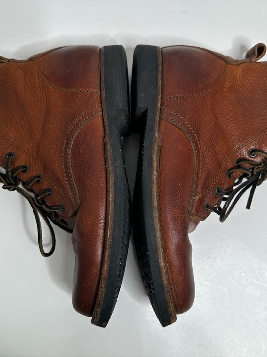 Frye Men’s Cognac Leather Lace Up Boots Size 10 main image 12